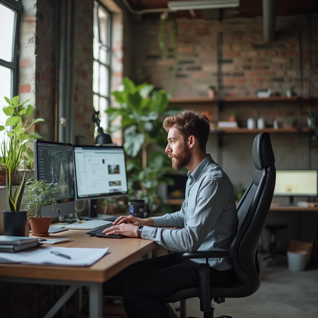 Former factory worker now web developer